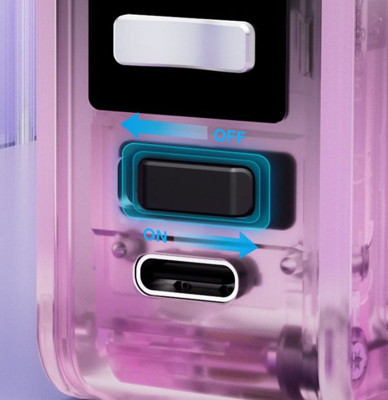 Bouton innovant du kit N200 Centaurus Lost vape kit doubles accus