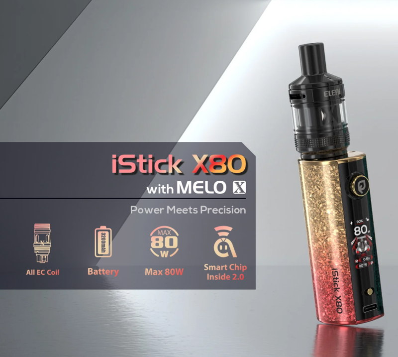 Kit x80 de la marque Eleaf nouveau heritier de la t80