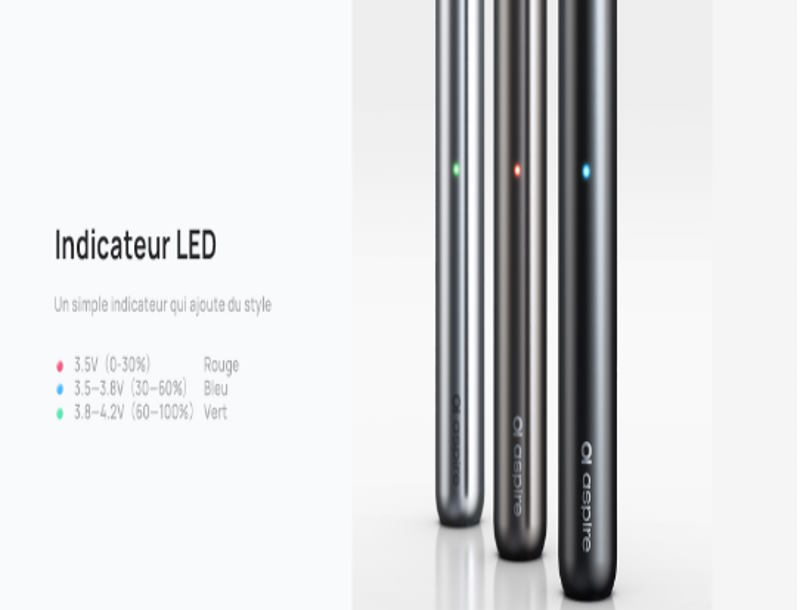 Kit vilter pro Aspire 420mah design compact mtl promovap site discount