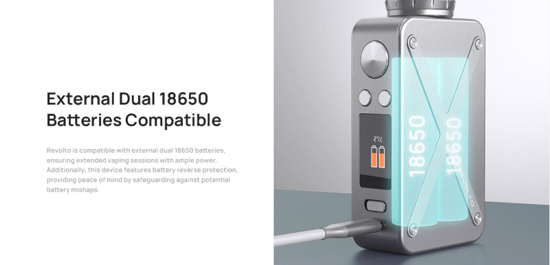 Kit revolto aspire double accus 220w perfomance durabilité promovap
