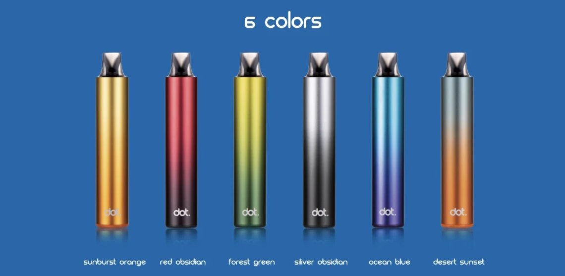 6 couleurs dot switch r pod format compact tubulaire promovap site internet
