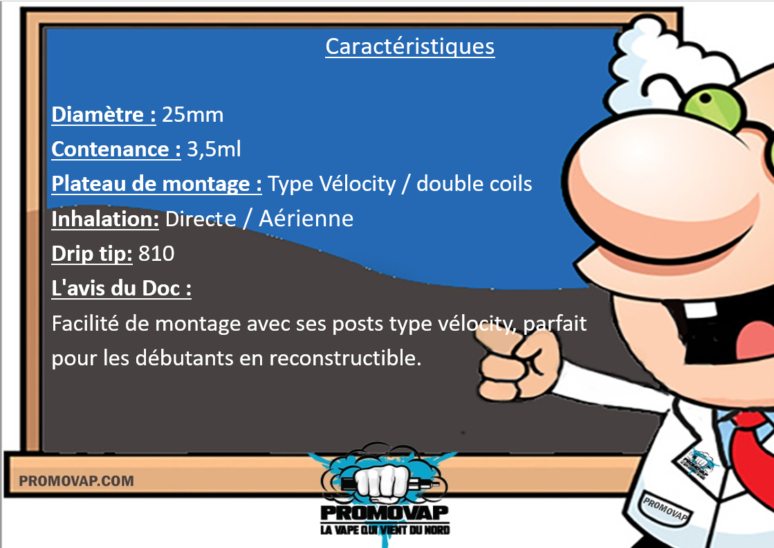 caractéristique voluna rta v2 promovap vap discount