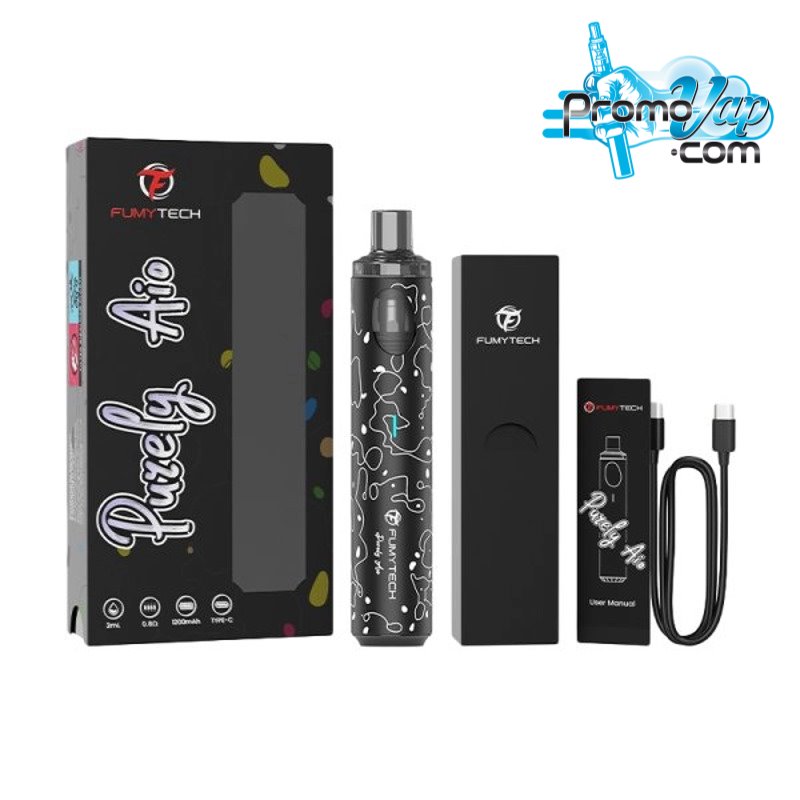 Descriptif complet de l'ensemble de la boite du pod purely aio fumytech